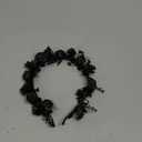 Black Floral Headpiece - Women's Elegant Lace Foam Rose Headband With Flowers for Hair Accessories, Wedding, Party, Birthday Gift, Photo Props