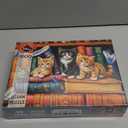 1000 Piece Jigsaw Puzzle Kittens in The Library
