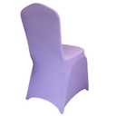 WELMATCH Lavender Stretch Spandex Chair Covers - 50 PCS Wedding Events Party Universal Dining Decoration Scuba Elastic Chair Covers Good (Lavender, 50)