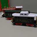 Electric Train Set for Kids Ages 3-8, Train Toys for Boys with Smokes, Lights and Sound, 4 Cars and 10 Tracks for Year Round Play Birthday Gifts Easter Gifts for Toddler 3 4 5 6 7 8 Years