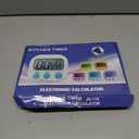 6 Pack Multi-Function Electronic Timer - Magnetic Digital Timers Big LCD Display The Loud/Silent Switch Countdown Timer Extensively Use in Break Time, Cooking,Gym, Meeting, Classroom