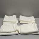 Fitable 8 Pack Round Tablecloths: Stain Resistant Wrinkle Free Circle Table Clothes, Washable Reusable Polyester Table Covers for Wedding Party Birthday Banquet Reception(Ivory, 84 Inch)