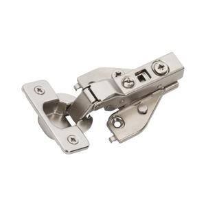 Amerock 2 Pack 1/2 inch Overlay Soft-Closing Euro Concealed Hinge for Face Frame Cabinet, 105-degree Opening Angle with 3-Way adjustability