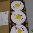 Kidde Smoke Detector, Hardwired with 10-Year Battery Backup, Interconnectable, LED Status Lights, 85 dB Alarm, 5-inches, 20SA10, 3 Pack