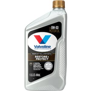 Valvoline Restore & Protect Full Synthetic 5W-30 Motor Oil 1 Quart