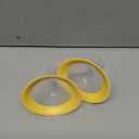 Nenesupply 19mm Oval Flanges Compatible with Medela Breast Pump Parts Replace 19mm Medela Flange Accessories. Work with Pump in Style Parts Symphony Parts Swing Maxi Harmony and Personalfit Flex