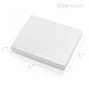 MESHA White Jewelry Gift Boxes with Lids 10 PC,6x5x1 Cotton Filled Glossy Jewelry Box, Necklace,Bracelet,Earring Gift Box, Bulk Jewel Boxes for Shipping, Small Business, Accessories