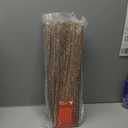 Emfogo Floating Shelves for Wall, 16.9 inch Wood Wall Shelves with Ledge, Floating Shelf Picture Ledge Set of 3 for Living Room Bedroom Kitchen Display and Storage (Rustic Brown)