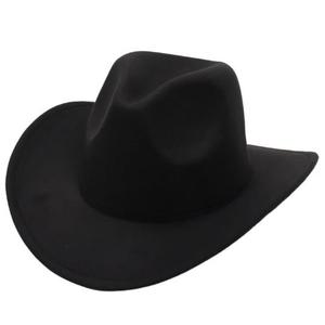 Western Cowboy Hat for Men Women - Wide Brim Cowgirl Fedora Hats , M