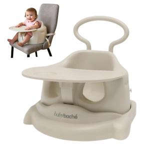 5-in-1 Multifunctional Baby Booster and Floor Seat - Ergonomic for Infants and Toddlers with Removable Washable Tray and Back Support