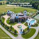 Wireless Doorbell 4000ft Ultra Long Range, IP67 Waterproof Door Bell Chime for Home Business Classroom Warehouse, 38 Melodies & Mute Mode (Black-1button+1receiver)