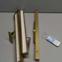 Picture Light Battery Rechargeable, 3Pack Picture Light for Wall with Remote, 3 Color Modes and Dimmable Classic Art Lights for Paintings, Pictures in Gallery, Bedroom, Bathroom with Timer Brass