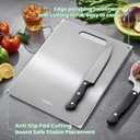 Cutting Boards For Kitchen,Easy to clean, Double-sided food-grade Cutting Board For Cutting Meats, G