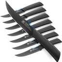 Steak Knives Set of 8, 4.7 Inch Dishwasher Safe Non-Serrated Table Knives, Ultra Sharp for Precise Cutting, Non-Stick Blade & Rust Proof, Easy to Maintain Ideal for Home Restaurant Party