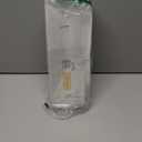 Vucchini Large Olive Oil Dispenser Bottle 17 oz - Auto Flip Condiment Container - Leakproof Vinegar Dispenser Glass Cruet Stainless Steel