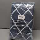 COSY HOMEER Edging Stair Treads Non-Slip Carpet Mat 28inX9in Indoor Stair Runners for Wooden Steps, Stair Rugs for Kids and Dogs, 100% Polyester TPE Backing 15pcs,Navy