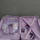 Kid's Luggage Set 2 Piece Suitcase Set 16" Hardside Luggage with Spinner Wheels Girls Carry on Toddler Travel Rolling Suitcase with Neck Pillow Airline Approved