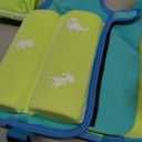 Kids Pool Floaties 1-2-3-5-7-9 Years Old, Toddler Swim Vest 20-30-50-70 Pounds, Comfortable Extended Wear Kids Float Jacket with Crotch Strap, Bright & Colorful Design and Unpadded Sides for Comfort