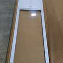 Ideal Pet Products Aluminum Pet Patio Door, Adjustable Height 77-5/8" to 80-3/8", 15" x 20" Flap Size, White