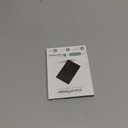 Wallet Tracker Card Air-Tag (iOS Only) - Work with Apple Find My, Bluetooth Tracker Smart Tracking Card Wallet Finder, 0.07in Slim, IP68 Waterproof, Item Locator for Luggage Tags, Passports, Purse (1 pack, Dark Black)