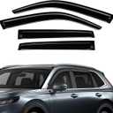 Rain Guards Compatible with Honda HRV 2023 2024 2025 2026 Black 4 PCS
