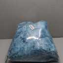 Bedsure GentleSoft Sherpa Fluffy Blanket Twin Size - Fleece Warm and Cozy Throw for Women Gift, Plush & Fuzzy Faux Fur Christmas Blanket for Couch, Sofa, Bed Decor, Tie Dye Design, Teal, 60x80 Inches