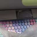 UBOTIE Wireless Keyboards and Mouse Combo (Purple Rainbow)
Colorful Gradient Rainbow Color Retro Typewriter Flexible Keyboard, 2.4GHz Connection and Optical Mouse for PC Wins Mac