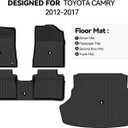 Floor Mats for 2012-2017 Toyota Camry Accessories