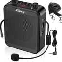 Portable Voice Amplifier, Giecy 30W 2800mAh Bluetooth Rechargeable Personal Voice Amplifier with Microphone Headset, PA System Speaker for Multiple Locations Classroom, Meetings and Outdoors