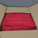10-Pack Red Tablecloths for Rectangle Tables, 60 x 102 Inches, Stain-Resistant Polyester Fabric for 6 Foot Tables - Washable Table Covers for Weddings, Banquets, Birthday Parties, Events