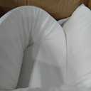 Bedluxe King Wedge Pillow Headboard (76"x10"x6"), Bed Wedge Pillow for Headboard, Foam Headboard Pillow, Bed Gap Filler King - Fill The Gap (0-7"), Mattress Gap Filler (White)