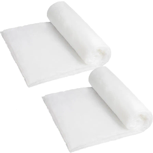 JOYIN Pack of 2 Christmas Snow Blanket Roll (91 cm x 243 cm) for Christmas Decoration, Under the Christmas Tree - Thick, White and Fluffy Artificial Snow Blanket for Holiday Decoration