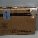 SONGMICS Laundry Hamper with Lid, 31.7 Gallons (120 L), Rolling Laundry Basket with Wheels, Synthetic Rattan, Removable Liner, Bedroom, 18.1 x 15.7 x 26 Inches, Natural Color ULCB161Y01