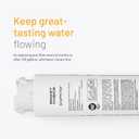 Smart Choice SCWFTCTO1 Refrigerator Water & Ice Filter, Genuine Replacement for Frigidaire EPTWFU01 PureSource Ultra II and Electrolux EWF02 Pure Advantage