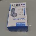 BEAUTURAL Fabric Shaver and Lint Remover, Sweater Defuzzer with 2Speeds, 2 Replaceable Stainless Steel Blades, Battery Operated, Remove Clothes Fuzz, Lint Balls, Pills, Bobbles Gray