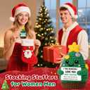 Handmade Crochet Christmas Tree Gifts for Boyfriend Girlfriend Husband Wife,Funny Xmas White Elephant Gift Stocking Stuffers for Adults,Christmas Ornaments Decorations Romantic I Love You Gift for Her