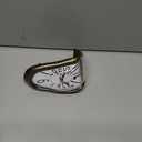 Lafocuse Gold Melting Clock for Shelf, Salvador Dali Clock Silent Non-Ticking Battery Operated Office Home Dcor