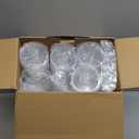 Turbo Bee 200 Sets 12 OZ Clear Plastic Cups with Lids and Straws, Disposable To Go Iced coffee cups with lids for Cold Drinks, Smoothie, and Slushie