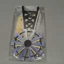 Yalikop Set of 2 Wooden Farmhouse Windmill Table Top Decor Wood Small Distressed Black Grey Rustic Windmill Themed Table Decor for Kitchen Garden Home