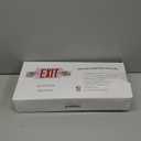 CM MZY Red Exit Sign with Emergency Light, Two Adjustable Square Head,Exit Sign with Battery Backup,US Standards,UL Certified,Exit Sign Combo for Business,AC 120/277V,6 Pack