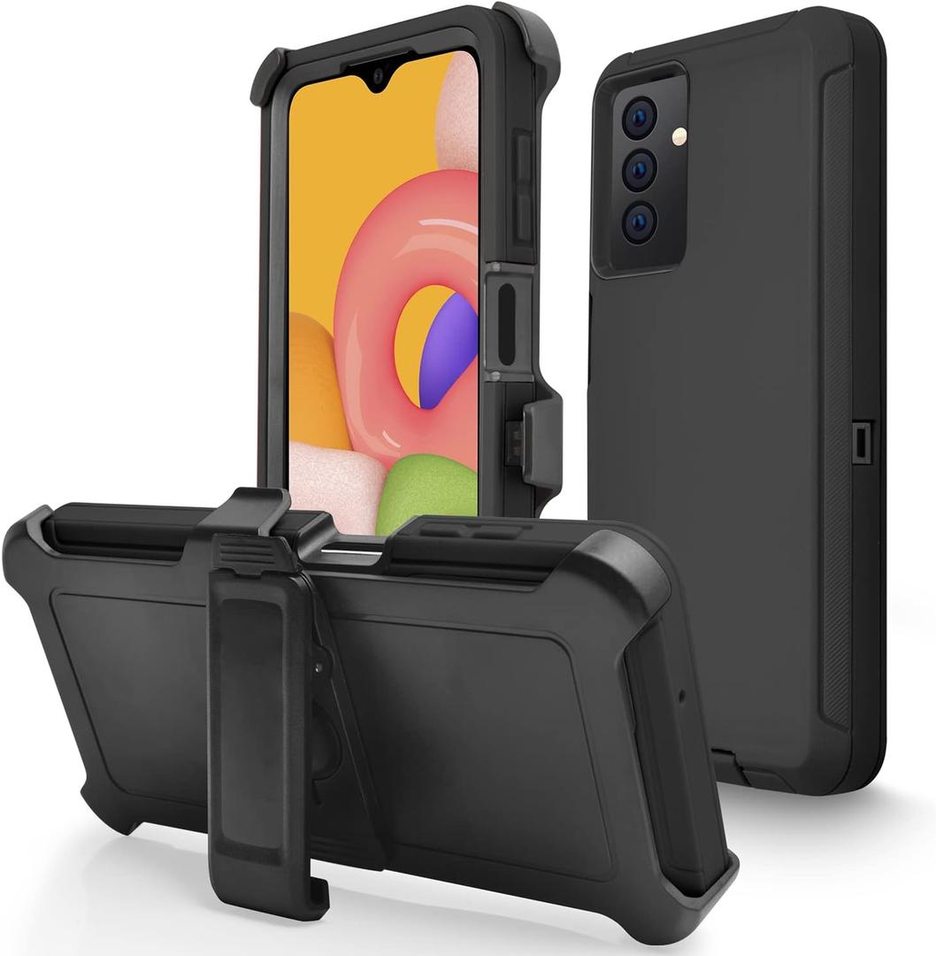 Galaxy A13/A04S Case - Military Grade Drop Protection, Water-Resistant, Shockproof & Durable Belt Clip Holster (Samsung Galaxy A13 5G(2021)/A13 4G 2022)