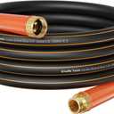 Giraffe Tools Garden Hose 25ft x 3/4", Heavy Duty Water Hose, Flexible, Hybrid Lightweight Hose with Swivel Handle, Male to Female Fittings, Burst 600 PSI