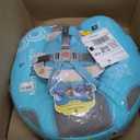 Mambobaby Float with Removable UPF50+ UV Sun Protection Canopy, Infant Pool Float Swimming Float with Tail & Adjustable Safety Seat, Baby Floats for Pool Bathtub (Narwhal Green-K03NGCTLURBKMF01K03), Max For 3-24 months babies