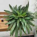 Fake Ferns, 48in Large Artificial Ferns for Outdoors & Indoors, 88 Fronds Lifelike Silk Faux Fern Greenery Plants Ideal for Porch Planters Windowsill Garden Home Decor, Potted or Hanging, UV Resistant