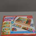 Atoylink Wooden Spell Learning Toys for 2 3 4 5 Year Old Kids Match Letter Spelling Game Board & Letters & Box, CVC Word Builder Toddler Educational Toy Kindergarten Preschool Learning Activities