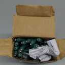 Sunnydaze 70-LED Outdoor Christmas Lights - Indoor or Outdoor String Lights - 22-Foot Lighted Length - 5mm Wide Angle Style Bulbs - Orange