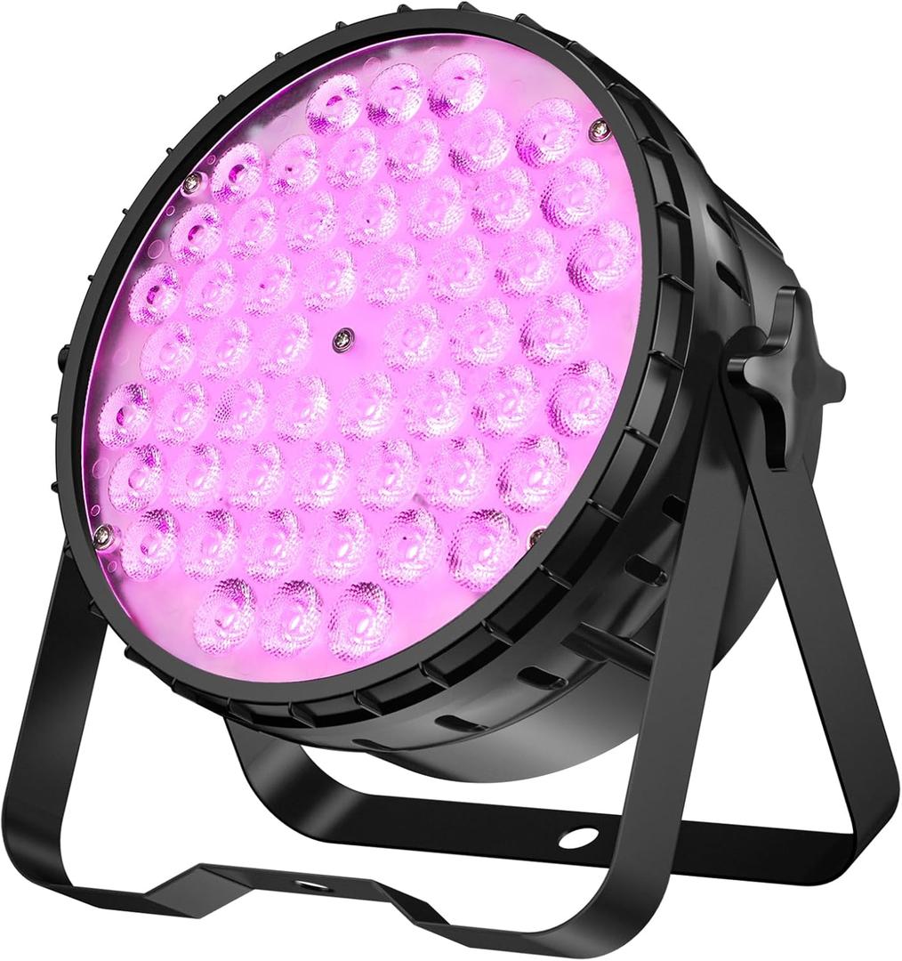 Big Dipper LED Stage Lights Par Lights 54X4W RGBW 4in1 Bright Lighting with High CRI Master-Slave DMX 512 Sound Activated Uplights for Event Concert Club Church, 1 Pack