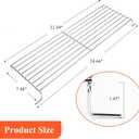 Hisencn Grill Warming Rack for for Charbroil Commercial Infrared 463355220, 463242515, 463242516, 466242615 3 Burners, Parts for Char-Broil, Warming Grates, Stainless Steel