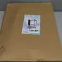 SUFAUY Garden Tool Organizer, Rolling Heavy-Duty Garage Tool Stand, Yard Storage Rack with Casters and Hooks, Black