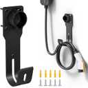 Level 2 EV Charger Nozzle Holster Dock & J-Hook Holder Combo for All J1772 EVs, Wall-Mount Electric Vehicle Charger Holster with Hook for J1772 Connector
